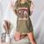 Retro Groovy Baseball Mama Baseball Mom Lover Women's Heather T-Shirt Heather Olive Retro Groovy Baseball Mama Baseball Mom Lover Women's Heather T-Shirt Heather Olive