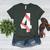 4 Laces 4th Birthday Boy Four Years Baseball Mom T-Shirt Women's Heather T-Shirt Heather Forest