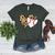 Baseball Heart Leopard Heart Sport Baseball Mom Women's Heather T-Shirt Heather Forest Baseball Heart Leopard Heart Sport Baseball Mom Women's Heather T-Shirt Heather Forest