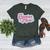 Baseball Mama Senior 2024 Class Of 24 Baseball Mom Graduate Women's Heather T-Shirt Heather Forest
