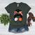 Baseball Mom Basketball Mom Of Both Messy Bun Mother's Day Women's Heather T-Shirt Heather Forest Baseball Mom Basketball Mom Of Both Messy Bun Mother's Day Women's Heather T-Shirt Heather Forest