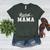 Baseball Mom Design Women's Heather T-Shirt Heather Forest Baseball Mom Design Women's Heather T-Shirt Heather Forest
