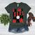 In My Baseball Mom Era Groovy Mom Women's Heather T-Shirt Heather Forest