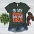 In My Baseball Mom Era Lover Groovy Retro Mother's Day Women's Heather T-Shirt Heather Forest