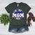 Baseball Mom Era Player Mother Game Day Women's Heather T-Shirt Heather Forest Baseball Mom Era Player Mother Game Day Women's Heather T-Shirt Heather Forest