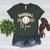 BASEBALL MOM Fun RETRO LOOK Premium Women's Heather T-Shirt Heather Forest