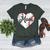 Baseball Mom Heart Mother's Day Mom Grandma Mama Boys Girls Women's Heather T-Shirt Heather Forest Baseball Mom Heart Mother's Day Mom Grandma Mama Boys Girls Women's Heather T-Shirt Heather Forest