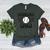 Baseball Mom Leopard Heart Game Day Women's Heather T-Shirt Heather Forest Baseball Mom Leopard Heart Game Day Women's Heather T-Shirt Heather Forest