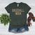 Baseball Mom Leopard Print Baseball Mother's Day Women's Heather T-Shirt Heather Forest