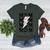 Baseball MOM Lightning Bolt Tshirt Retro Women's Heather T-Shirt Heather Forest