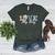 Baseball Mom Love My Boy Retro Casual Letter Print Women's Heather T-Shirt Heather Forest Baseball Mom Love My Boy Retro Casual Letter Print Women's Heather T-Shirt Heather Forest