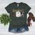 Baseball Mom Mama Mother Women's Heather T-Shirt Heather Forest