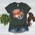 Baseball Mom Mama Mother's In My Baseball Mom Era Women's Heather T-Shirt Heather Forest