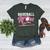 Baseball Mom Pink Ribbon Breast Cancer Awareness Fighters Women's Heather T-Shirt Heather Forest Baseball Mom Pink Ribbon Breast Cancer Awareness Fighters Women's Heather T-Shirt Heather Forest