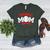 Baseball Mom Baseball Player For Mother's Day Women's Heather T-Shirt Heather Forest Baseball Mom Baseball Player For Mother's Day Women's Heather T-Shirt Heather Forest