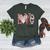 Baseball Mom Shirt Heart Love Baseball Lalalife Women's Heather T-Shirt Heather Forest