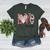 Baseball Mom Shirt Heart Love Baseball Nannylife Women's Heather T-Shirt Heather Forest