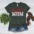 Baseball Mom Sporty Humor Women's Heather T-Shirt Heather Forest Baseball Mom Sporty Humor Women's Heather T-Shirt Heather Forest