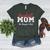 Baseball Mom The Struggle Is Real Premium Women's Heather T-Shirt Heather Forest