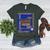 Baseball Mom Traits For Great Mothers Grey And Blue Women's Heather T-Shirt Heather Forest