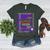 Baseball Mom Traits For Great Mothers Grey And Purple Women's Heather T-Shirt Heather Forest Baseball Mom Traits For Great Mothers Grey And Purple Women's Heather T-Shirt Heather Forest