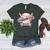 Baseball Mom Vintage Retro Game Day Son Supporter Fan Women's Heather T-Shirt Heather Forest