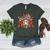 Baseball Mom Vintage Retro Groovy Sport Fan Mother Day Women's Heather T-Shirt Heather Forest