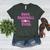 Best Baseball Mom Ever Pink Women's Heather T-Shirt Heather Forest Best Baseball Mom Ever Pink Women's Heather T-Shirt Heather Forest