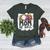 Cheer Baseball Mom Of Both Baseball And Cheer Mother Women's Heather T-Shirt Heather Forest