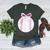 Coquette Baseball Mom Pink Bow Baseball Mama Women's Heather T-Shirt Heather Forest Coquette Baseball Mom Pink Bow Baseball Mama Women's Heather T-Shirt Heather Forest