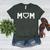 Cute Baseball Mom Favorite Player Mother's Day Women's Heather T-Shirt Heather Forest