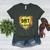 Dirt And Diamonds Baseball Leopard Baseball Mom Women's Heather T-Shirt Heather Forest Dirt And Diamonds Baseball Leopard Baseball Mom Women's Heather T-Shirt Heather Forest