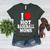 I Heart Love Hot Baseball Moms MILF Cougar Older Woman Women's Heather T-Shirt Heather Forest