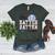 Hey Batter Batter Swing Graphic For Baseball Moms Women's Heather T-Shirt Heather Forest Hey Batter Batter Swing Graphic For Baseball Moms Women's Heather T-Shirt Heather Forest