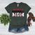 I'm a Proud Baseball Mom Baseball Women's Heather T-Shirt Heather Forest