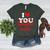 I Love Baseball Moms Women's Heather T-Shirt Heather Forest