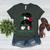 Mexico Baseball Mom Messy Bun Women's Heather T-Shirt Heather Forest Mexico Baseball Mom Messy Bun Women's Heather T-Shirt Heather Forest