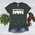 Proud Baseball Mom With Heart Game Day Women's Heather T-Shirt Heather Forest Proud Baseball Mom With Heart Game Day Women's Heather T-Shirt Heather Forest