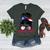 Puerto Rico Baseball Mom Messy Bun Boricua Women's Heather T-Shirt Heather Forest Puerto Rico Baseball Mom Messy Bun Boricua Women's Heather T-Shirt Heather Forest