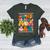 Retro Groovy In My Baseball Mom Era Happy Women Premium Women's Heather T-Shirt Heather Forest Retro Groovy In My Baseball Mom Era Happy Women Premium Women's Heather T-Shirt Heather Forest