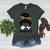 Soccer Baseball Mom Of Both Messy Bun Leopard Mother's Day Women's Heather T-Shirt Heather Forest Soccer Baseball Mom Of Both Messy Bun Leopard Mother's Day Women's Heather T-Shirt Heather Forest