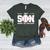 My Son Bought Me This Baseball Mom Women's Heather T-Shirt Heather Forest