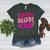 In My T-Ball Mom Era Leopard Baseball Mom Groovy Women's Heather T-Shirt Heather Forest In My T-Ball Mom Era Leopard Baseball Mom Groovy Women's Heather T-Shirt Heather Forest