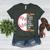 It Takes a Lot Of Balls To Be a Baseball Mom Women's Heather T-Shirt Heather Forest