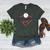 Vintage Baseball Mom Ballpark Momma Baseball Lover Women's Heather T-Shirt Heather Forest Vintage Baseball Mom Ballpark Momma Baseball Lover Women's Heather T-Shirt Heather Forest