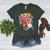 Womens Baseball Mom Mama Mother's In My Baseball Mom Era Women's Heather T-Shirt Heather Forest