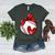 Womens Custom Baseball Mom Number 11 Heart For Mom Mommy Women's Heather T-Shirt Heather Forest