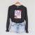4th Of July Read Blue Patriotic Book Lovers Girl Women Raglan Sleeve Sweatshirt Dark Grey Heather