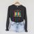 7Th Grade Dream Team Book Wildflower First Day Of School Performance Raglan Sleeve Sweatshirt Dark Grey Heather