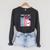 Adds To TBR Forever Bookish Book Lover Tee Raglan Sleeve Sweatshirt Dark Grey Heather